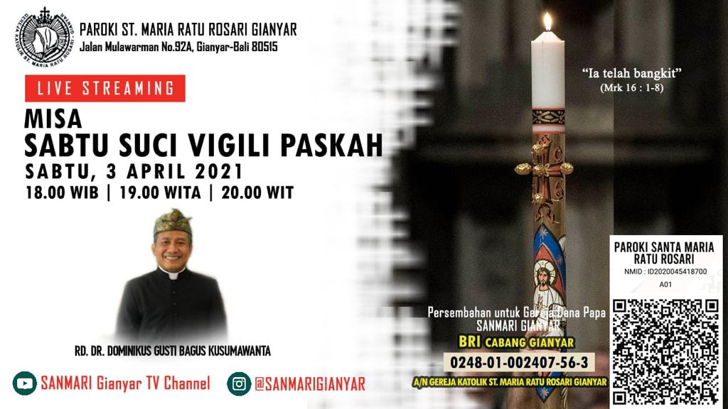 Misa Sabtu Suci Vigili Paskah